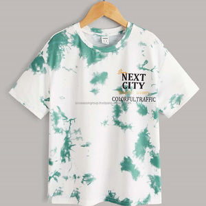 T-shirt décontracté quotidien à col ras du cou, style urbain, tendance, marque, surdimensionné, vintage, écologique, pour jeunes hommes, color block, tempérament, court - Product Image 3