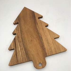 Planche à découper en bois d'acacia massif, plateau de service pour charcuterie, plateau de service pour fromage, fruits, pain, en-cas, dessert, décoration de la maison - Product Image 4