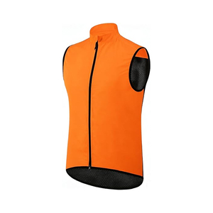 Chaleco reflectante de alta visibilidad para ciclismo, ligero, cortavientos, sin mangas, con cremallera completa, para hombres y mujeres - Product Image 3