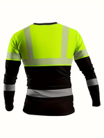 Camiseta de Manga Larga para Hombre, Verano, Algodón/Poliéster, Transpirable, Antiencogimiento, Antipilling, Estampado Fotográfico, Tallas Grandes, Personalizable