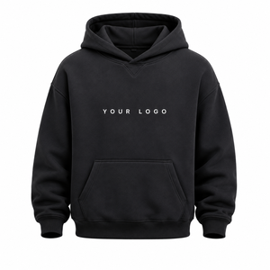 Sweat à capuche oversize bicolore pour homme, streetwear, pull en molleton, décontracté, mode hiver, qualité supérieure - Product Image 1