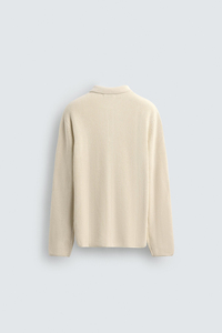 Cardigan en laine tricoté pour homme, manches longues, boutons sur le devant, couleur unie, vêtement d'hiver, pull épais et chaud - Product Image 4