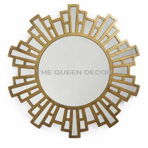 Luxurious Handmade Designer Top Selling <b>Silver</b> Color <b>Wall</b> <b>Mirror</b> Frame Customizable Size Use Hotel & Office Household Usage - Product Image 3