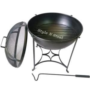 Brasero Moderno de Hierro con Pintura Resistente al Calor, Diseño Independiente, Calentador Exterior para Leña/Carbón - Product Image 2