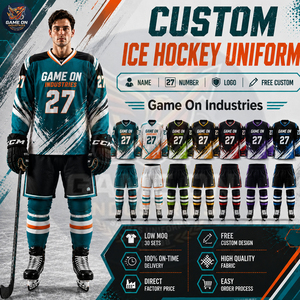 Customizable Professional Ice Hockey Uniforms Full Sublimation Team Apparel Sets with Personalized Names Numbers and Logos - Product Image 4