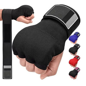 Gants d'entraînement de boxe et de MMA en cuir de haute qualité avec sangle de poignet réglable et attache rapide pour les mains - Product Image 2