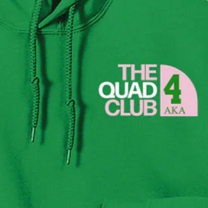 Sudadera con Capucha Bordada AKA The Three Club 3, Sudadera con Capucha de Felpa de Algodón Premium Verde AKA, Unisex - Product Image 6