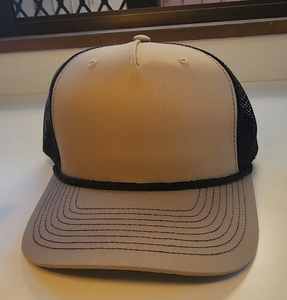 หมวกแก๊ปปักโลโก้แบบกำหนดเอง 5 ชิ้น ผ้าฝ้ายสองสี ปรับขนาดได้ เหมาะสำหรับกีฬาวิ่ง เบสบอล ปีกโค้ง ด้านหลังเป็นตาข่าย - Product Image 5