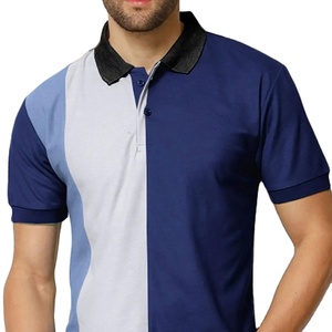 T-shirt de golf décontracté pour homme, impression numérique intégrale, broderie personnalisée du logo, matière polyester/coton, livraison rapide depuis le Pakistan - Product Image 1