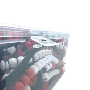 Perles mathématiques Montessori rouges et blanches, chaîne de perles de comptage, jouet mathématique, vente en gros OEM - Product Image 6