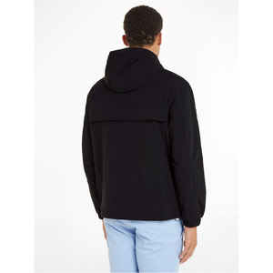 Veste coupe-vent imperméable pour homme, légère, pour sports de plein air, à capuche, softshell, décontractée, noire, zippée, 2024 - Product Image 4