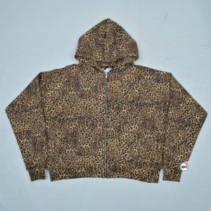 Chándal Unisex con Capucha y Estampado de Leopardo, Talla Grande, Manga Larga, Cierre con Cordón, Corte Regular, Informal, Invierno, Ecológico, Transpirable - Product Image 5