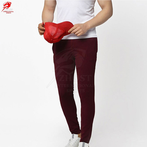 <b>Men</b> 100% Cotton Jogger Trousers Mid Rise Drawstring Waist Stretchy Straight Leg Breathable Casual <b>Pants</b> for <b>Gym</b> Daily Wear - Product Image 3