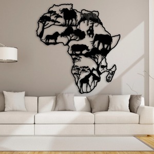 Sculpture murale décorative en métal, art suspendu pour la maison - Product Image 6