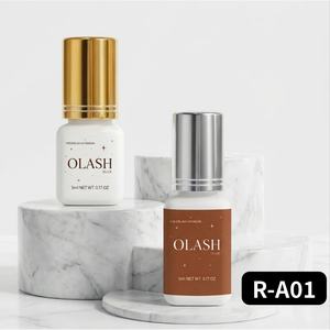 กาวต่อขนตาแห้งเร็ว OLASH 0.5 วินาที สำหรับมืออาชีพ ติดทนนาน 6-7 สัปดาห์ กาวติดขนตาแบบติดฉลากส่วนตัว - Product Image 1