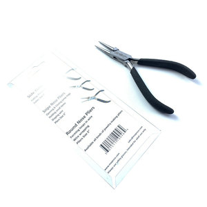 Alicates de Punta Redonda de 5 Pulgadas de Alta Calidad con Empaque Personalizado, Acero Inoxidable, Herramienta para Hacer Joyas, Enrollar Alambre y Hacer Lazos, OEM - Product Image 1