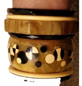 Stunning Vintage Costume Indian Jewelry Stylish Handmade Resin Bracelet Bangle Classic Women's <b>Angel</b> Style for Christmas - Product Image 1