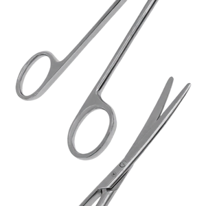 Tijeras Quirúrgicas Veterinarias Metzenbaum Curvas de Acero Inoxidable Reutilizables de 7 Pulgadas con Mango de Anillo, Autoclavables y Resistentes a la Oxidación - Product Image 3