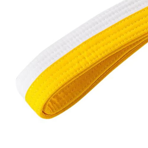 Cinturón de Karate 100% algodón, color y logotipo personalizados, cinturón de entrenamiento de artes marciales unisex disponible en varios colores - Product Image 3