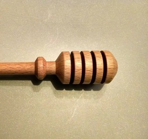 Palito para Miel de Madera Natural de Primera Calidad para Untar Miel, Jarabe, Mermelada y para el Desayuno - Product Image 3