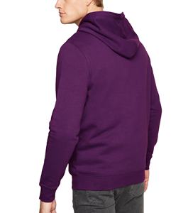 Couleur violette prix usine Logo personnalisé sweat à capuche vierge pour hommes coupe régulière sweat à capuche à manches longues pour hommes 2026 - Product Image 2