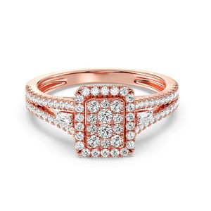 แหวนหมั้นแบบวงแหวนวงกลมแยกส่วน - Product Image 5