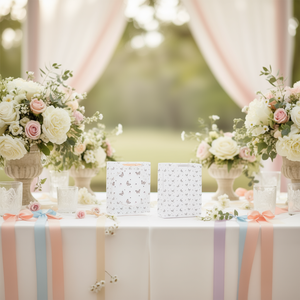 Borsa Regalo Ilan con Motivo a Farfalla, Taglia M, Confezione in Carta Bianca - Product Image 2