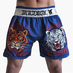 Custom Logo Muay Thai Shorts MMA Fighting Shorts Kickboxing Training Shorts Quick Dry Breathable <b>Martial</b> <b>Arts</b> <b>Wear</b> - Product Image 3