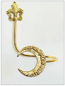 Soporte para cortinas en forma de luna, organizador de cortinas, ideal para habitación infantil y decoración interior de ensueño, venta al por mayor desde India. - Product Image 6