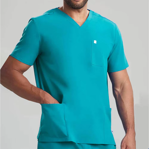 Medical <b>Scrubs</b> <b>Set</b> with Pockets Clinic Uniform for Hospital Nurses - Product Image 4