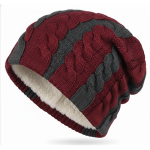 OEM Digital Printed Logo 100% <b>Wool</b> Knit Hat Casual Jacquard Hip Hop <b>Beanie</b> - Product Image 4