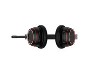 Nouveau casque sans fil professionnel à réduction de bruit IA avec batterie amovible et base de charge, dongle BT pour l'Europe