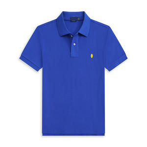 Men's <b>Shirt</b>, Short Sleeve Turn-Down <b>Collar</b> <b>T</b>-<b>Shirt</b> with Small Embroidery - Product Image 5