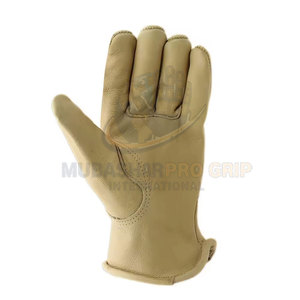 Gants de conducteur en cuir en stock, gants de travail pour hommes, gants de sécurité avec logo personnalisé - Product Image 2