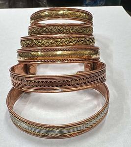 Hot Wholesale Supply Ladies Fashion Magnet Brass Cuf Bangles Indian Manufacturer GC-BL-405 Available at Export Price - Product Image 1