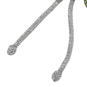 <b>Silver</b> Multi Strand <b>Choker</b> Necklace Greek Letter Charms Natural Stone Number Design-Wedding Luxury Pendant Necklace for Women - Product Image 4
