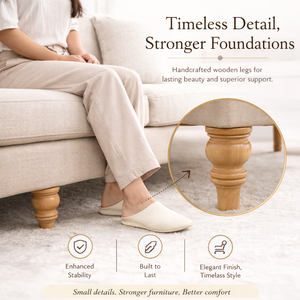 Solid Wood Sofa <b>Legs</b> EFS-01 85x85x100mm Furniture Feet Replacement Natural Wood Cabinet <b>Table</b> Chair <b>Legs</b> Wholesale - Product Image 6