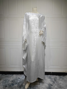 Nueva Abaya Informal Musulmana Personalizada ODM para Mujer, Estilo Modesto, Holgada, con Dobladillo Acampanado, de Viscosa y Poliéster, Manga Larga, Antiencogimiento - Product Image 3