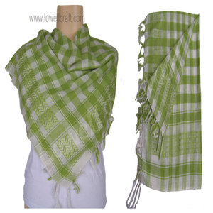Wholesale Large Soft Linen Knitted <b>Scarf</b> with Tassels Thick Chunky <b>Checked</b> Shawls Design for Women Winter Fashion Warm Cozy - Product Image 2