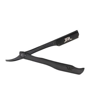 JRL <b>Black</b> Magnetic Stainless Steel Luxury Straight Edge Razor for Barber Use - Product Image 1