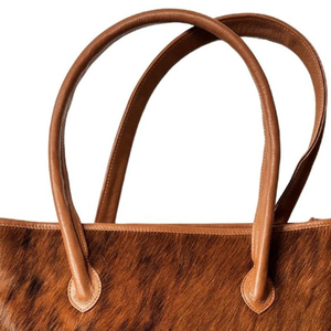 Luxury Designer Genuine Cowhide Leather Top Handles Shoulder Tote Bag Women's Fashion Waterproof Lace-Up Closure Best Selling - Product Image 5