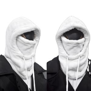 Gorro de punto con capucha y cuello para esquí, pasamontañas de invierno al por mayor para mujer, gorro con orejeras y cubre rostro ajustable - Product Image 1