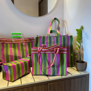 Bolsas de compras de nylon Plástico de polipropileno reciclado sostenible Hecho EN LA India-Opciones a granel PP tejido grande ecológico - Product Image 1