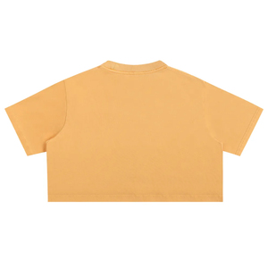 ODM <b>Men's</b> <b>Crop</b> <b>Top</b> Tee on Sale Pure Cotton Heavyweight High Waist Short Sleeve Summer Sexy Breathable Slim Fit - Product Image 4