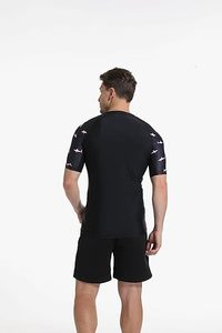 Camiseta Deportiva de Manga Corta para Hombre, de Secado Rápido, Compresión, para Gimnasio - Product Image 4