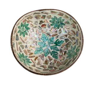 Vente en gros de bols à noix de coco modernes gravés, durables, de haute qualité, uniques, artisanaux, polis, écologiques - Product Image 2