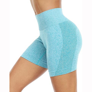 High Quality Women's Fitness <b>Booty</b> Shorts Custom Made with Logo Breathable Quick Dry Elastic Waist Spandex/Polyester Sporty - Product Image 6