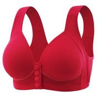 Sujetador Deportivo Sin Varillas Ligero para Mujer, Talla Grande, Alta Sujeción, Transpirable, Color Sólido, Ropa Interior Cómoda