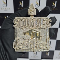 Pendentif photo personnalisé Hip Hop en Moissanite, en argent sterling 925 plaqué or et rhodium, avec image souvenir, unisexe, pour fête