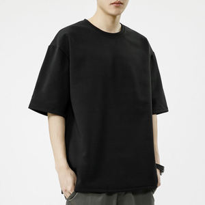 Camiseta Oversize con Logotipo Personalizado al por Mayor para Hombre, Camiseta con Hombros Caídos, Moda Urbana Vanguardista - Product Image 3